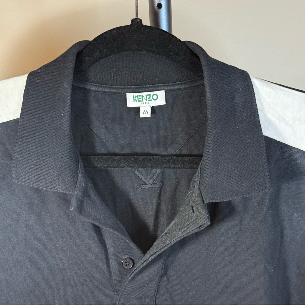 Kenzo Men's Polo in Black and White - Picture 2 of 8